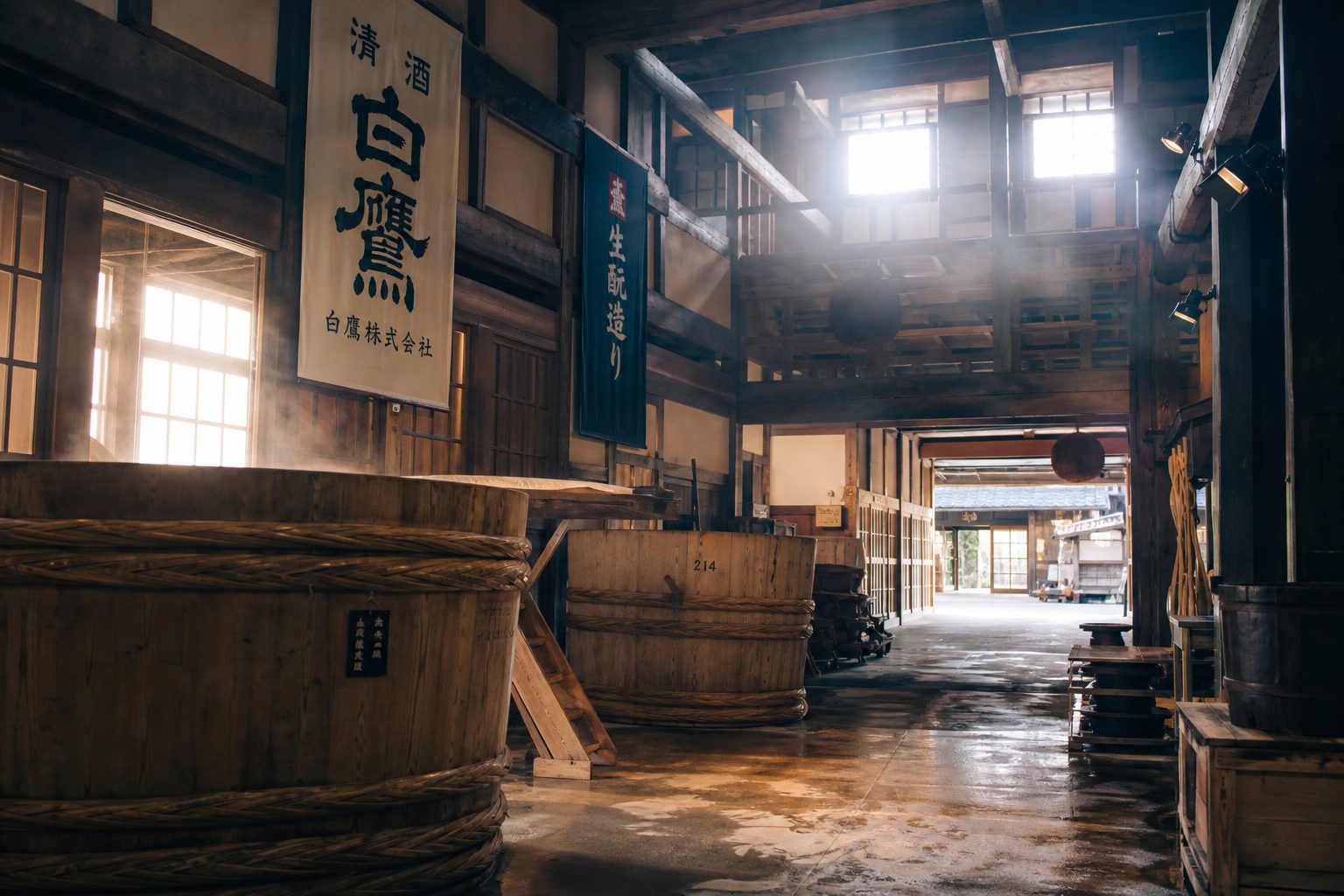 朝霧の田圃