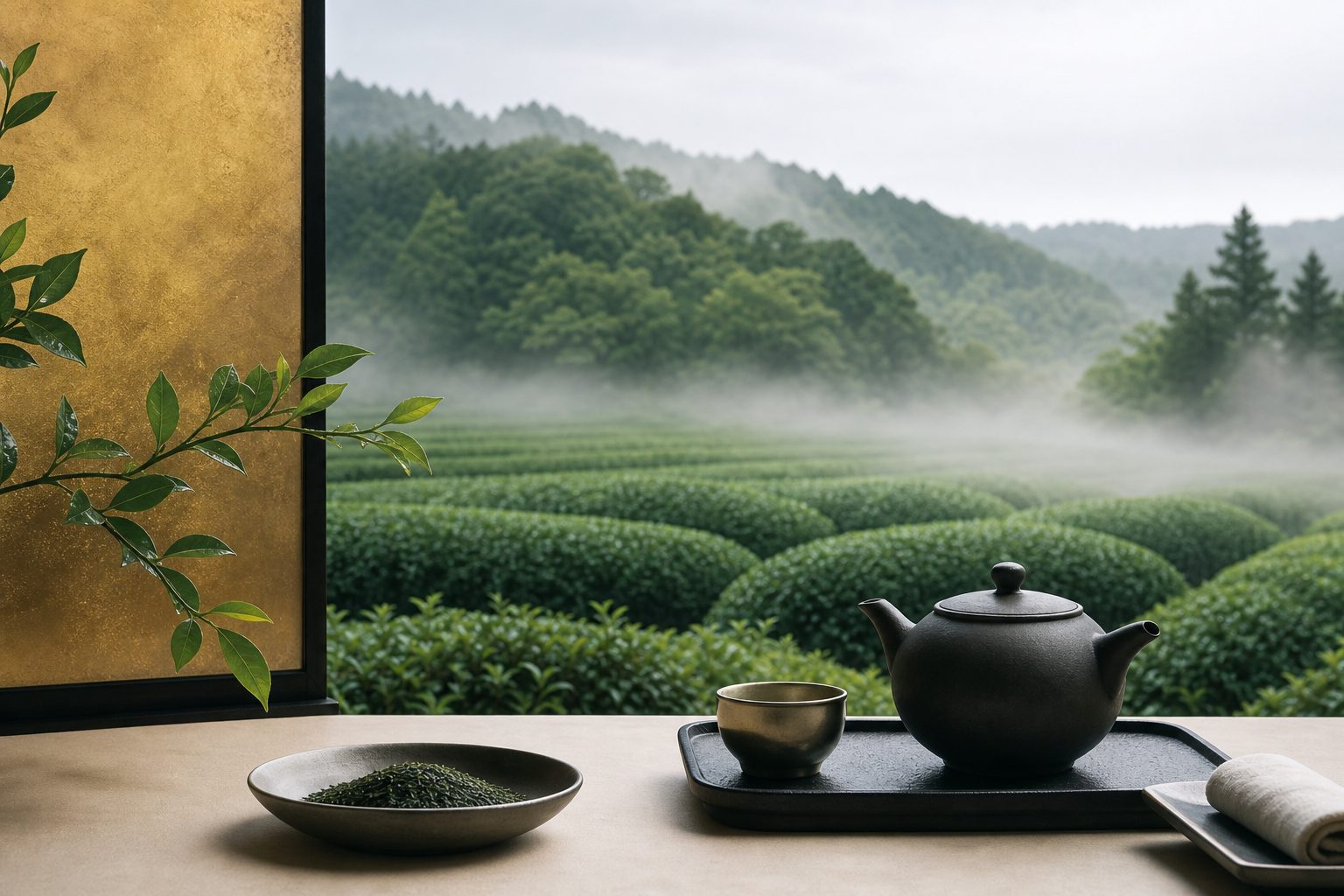 精選された茶葉