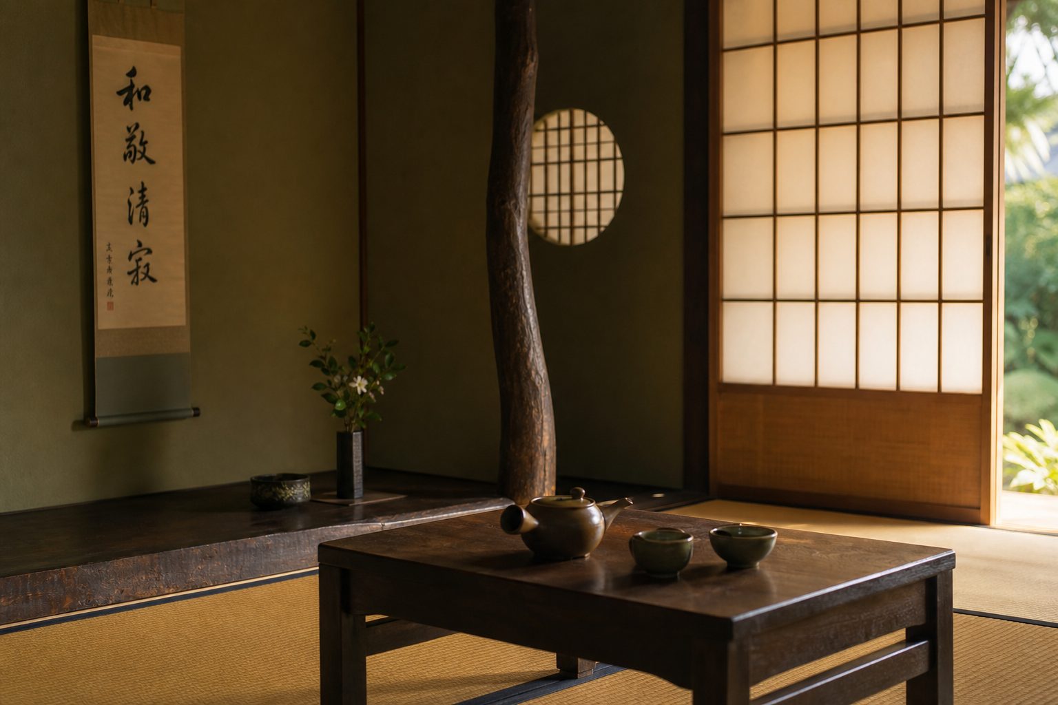 茶寮の朝